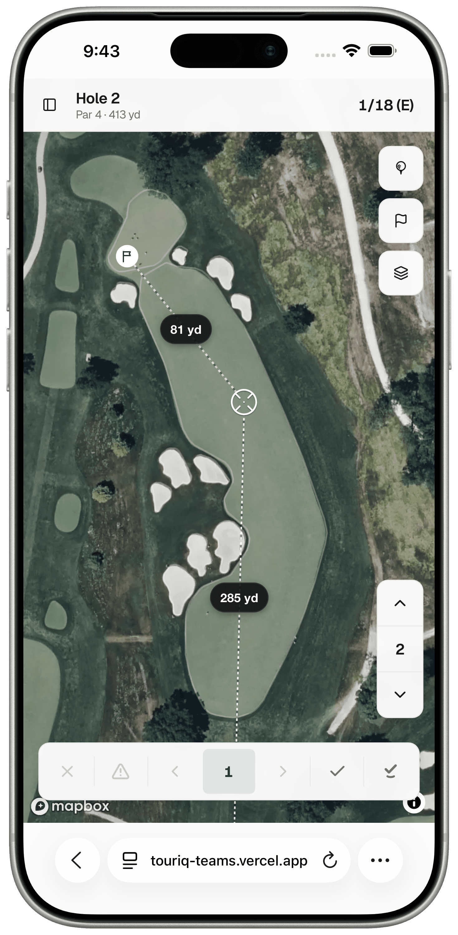 Round entry and strokes gained
